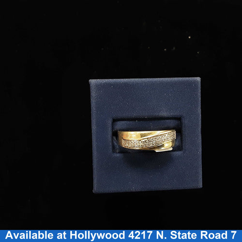 Ring - Wedding Band - Yellow Gold 10k (.417) 2 grams Size 8