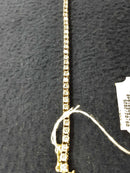 Tennis Bracelet - Yellow Gold 14k (.585) 13.9 grams 8 inch
