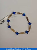 Bead Bracelet - Yellow Gold 14k (.585) 1.8 grams 8 inch