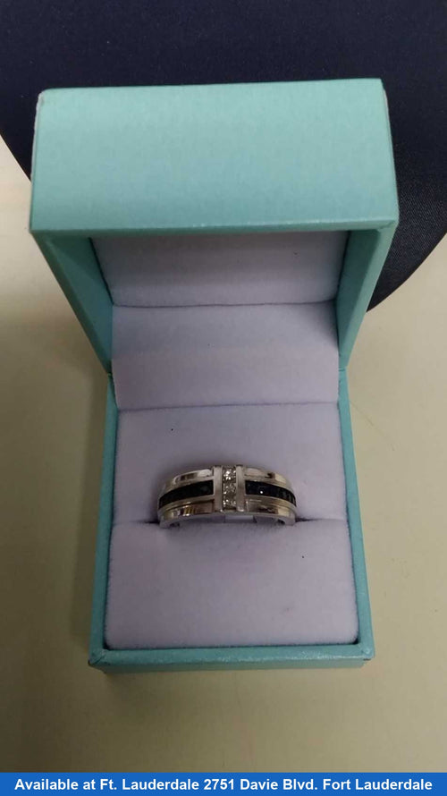 Ring - Wedding Band - White Gold 10k (.417) 5.6 grams Size 10