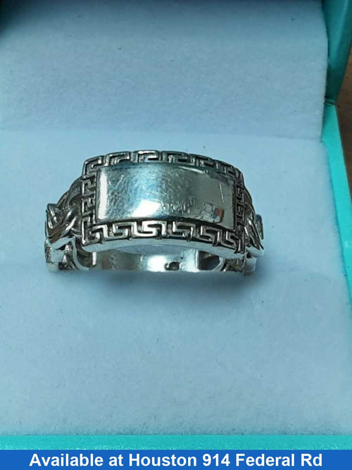 Men's Ring - Silver 5.4 grams Size 9.5