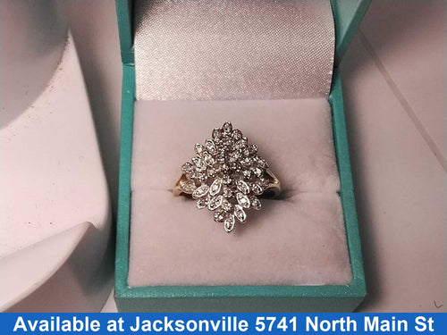 Women's Ring - Yellow Gold 10k (.417) 4.9 grams Size 8.5