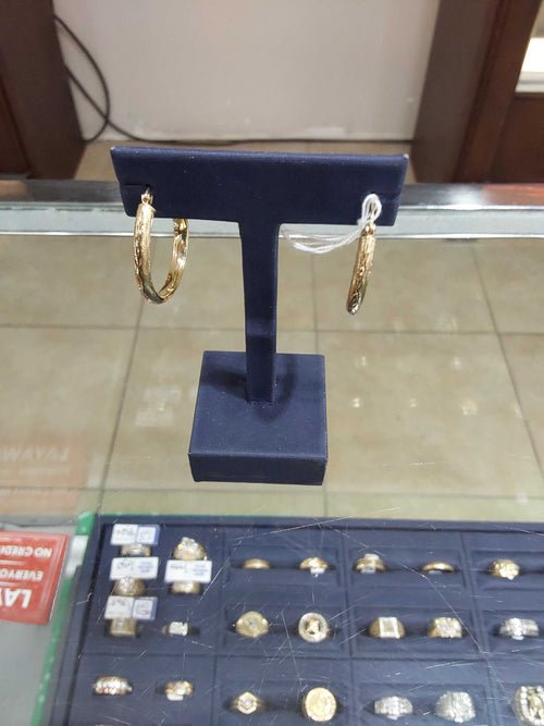Bangle Earrings - Yellow Gold 10k (.417) 2 grams