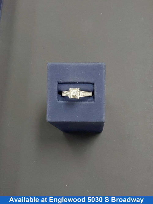Women's Ring - White Gold 10k (.417) 3.7 grams Size 20