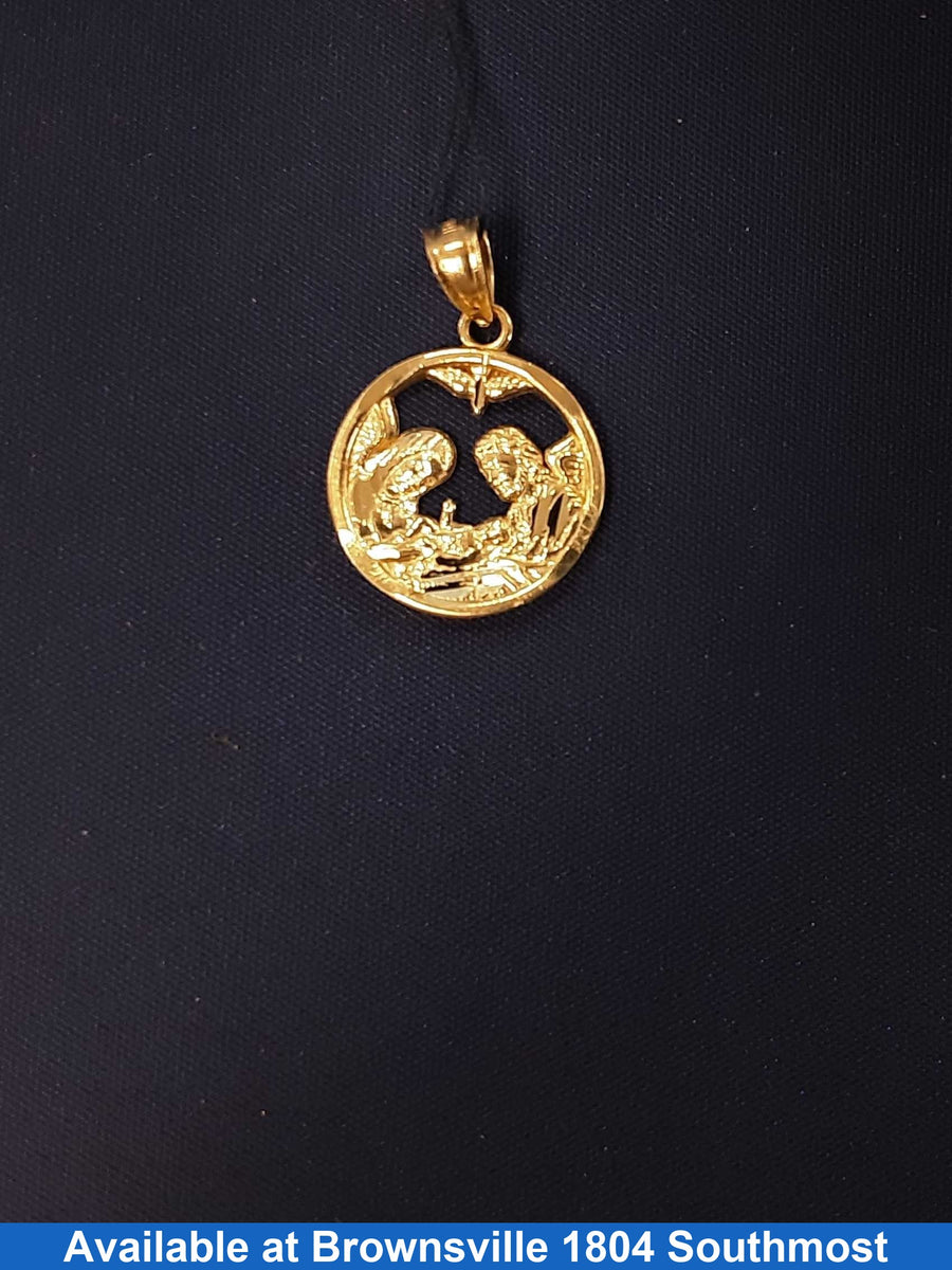 Religious Pendant - Yellow Gold 14k (.585) 1.2 grams