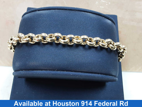 Bracelet - Yellow Gold 14k (.585) 9.5 grams 8 inch