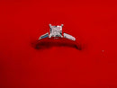Women's Ring - Solitaire - White Gold 10k (.417) 2.5 grams Size 7