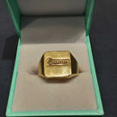 Men's Ring - Yellow Gold 10k (.417) 9.7 grams Size 8