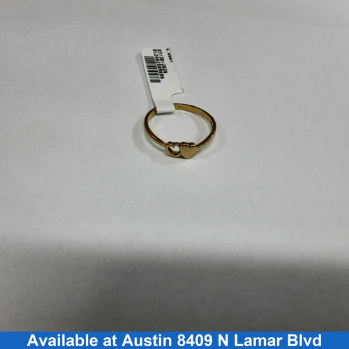 Women's Ring - Yellow Gold 18k (.750) 1.8 grams Size 5