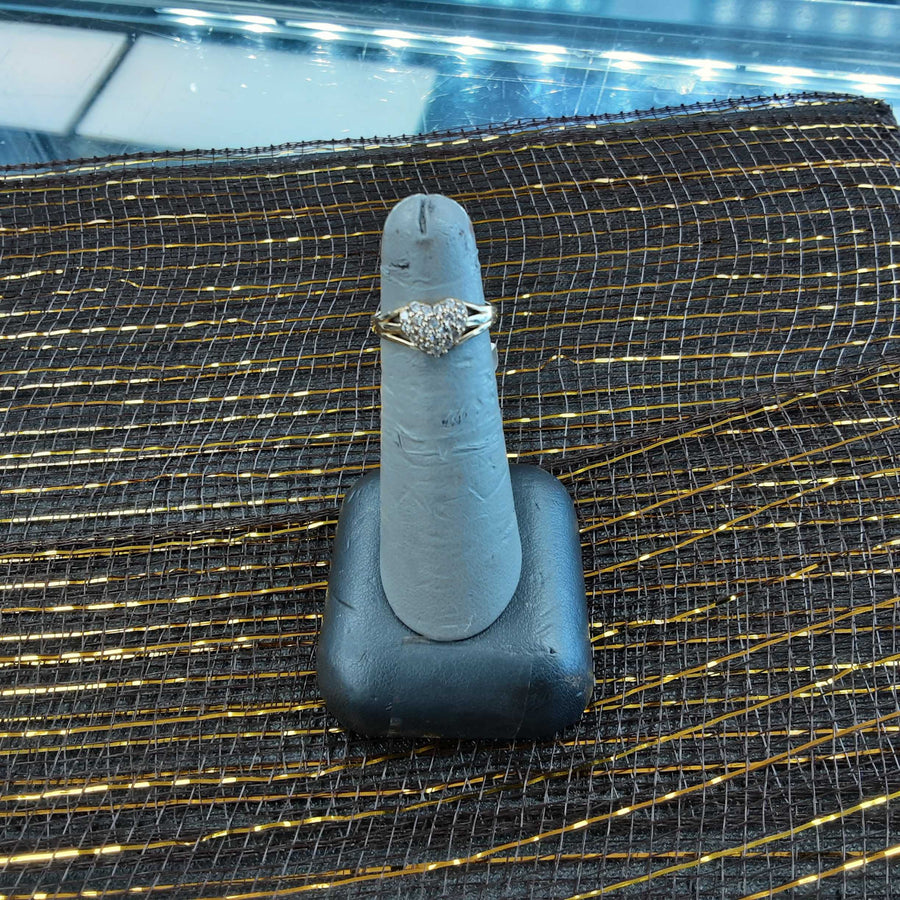 Women's Ring - Yellow Gold 10k (.417) 1.6 grams Size 4.5