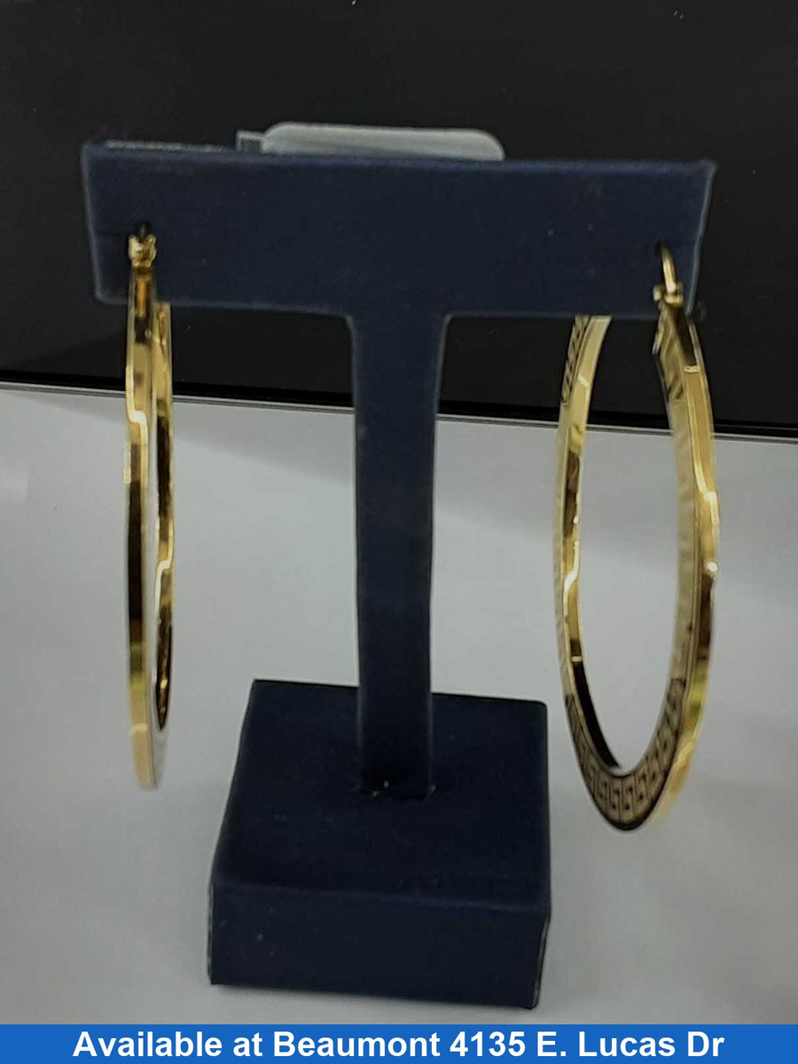 Bangle Earrings - Yellow Gold 10k (.417) 10.3 grams