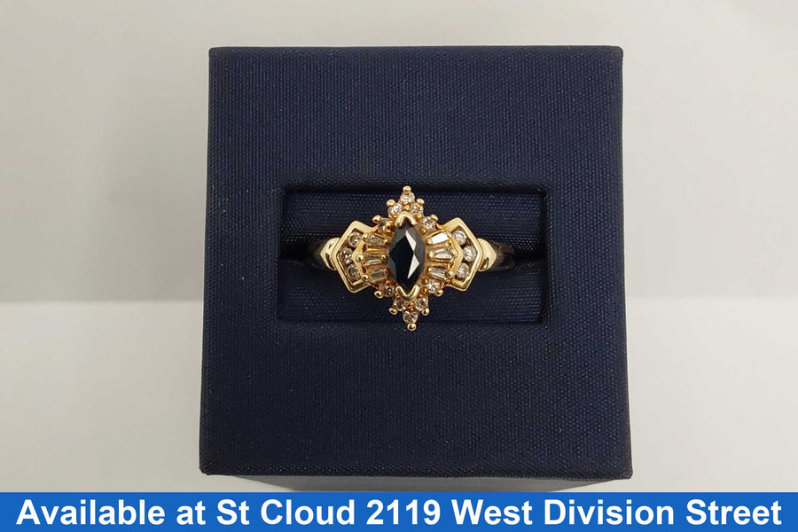 Women's Ring - Yellow Gold 10k (.417) 3.066 grams Size 9