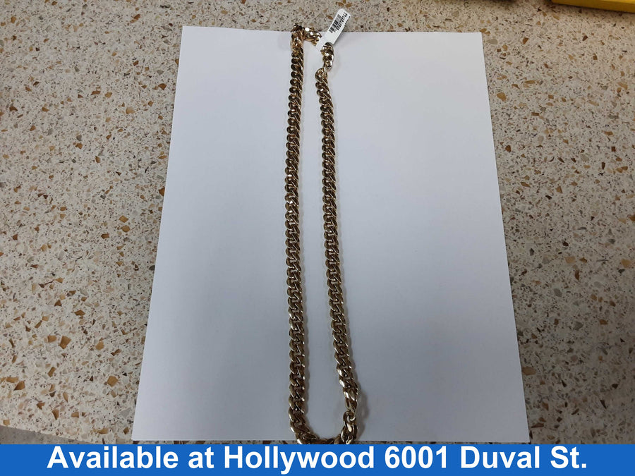 Cuban Link Chain - Yellow Gold 10k (.417) 115.5 grams 24 inch