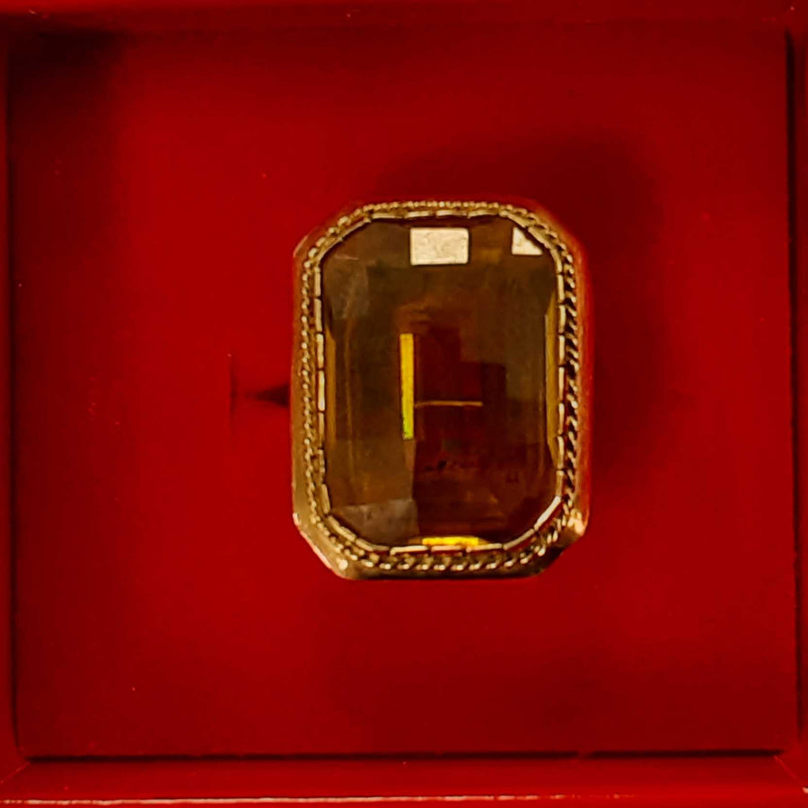 Women's Ring - Yellow Gold 10k (.417) 7.2 grams Size 5