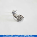 Women's Ring - White Gold 10k (.417) 4.1 grams Size 7