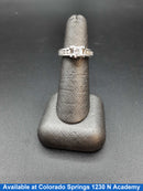 Women's Ring - Solitaire - Platinum 9.4 grams Size 5