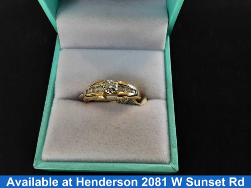 Women's Ring - Yellow Gold 14k (.585) 3.9 grams Size 5