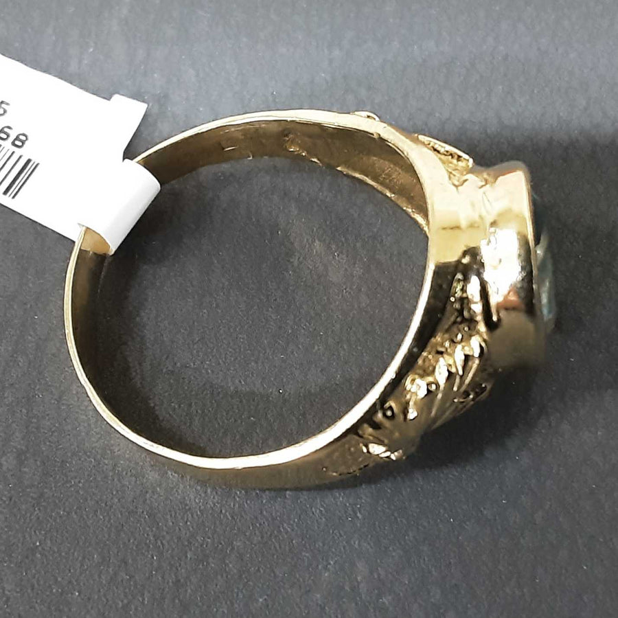 Men's Ring - Yellow Gold 14k (.585) 7.5 grams Size 13