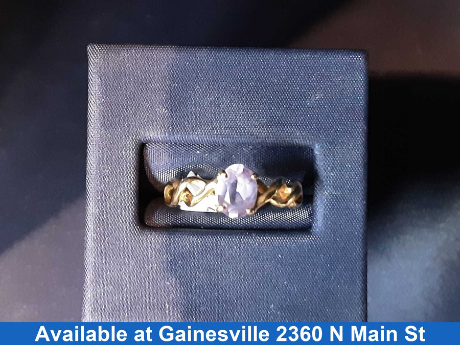 Women's Ring - Yellow Gold 10k (.417) 1.6 grams Size 6.5
