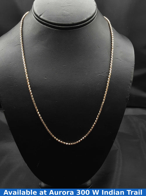 Bead Chain - Yellow Gold 14k (.585) 8.4 grams 32 inch