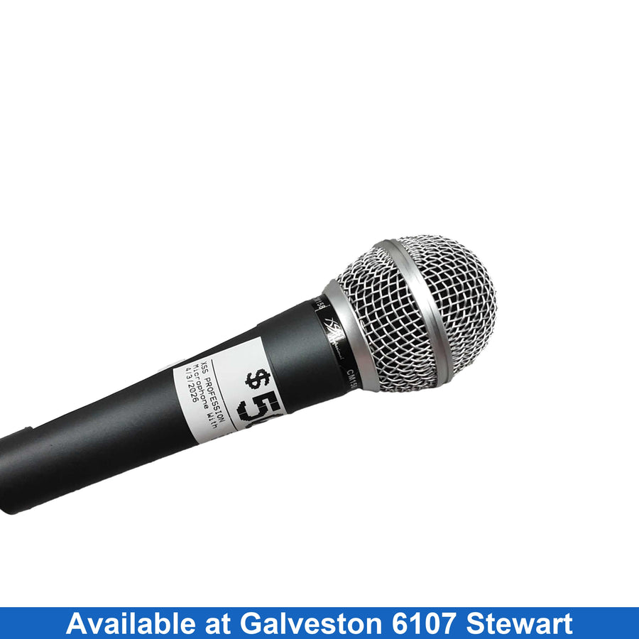 Xss Professional Cm158 Gray Corded Microphone