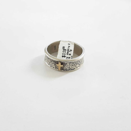Ring - Wedding Band - Silver 8.7 grams Size 12.5