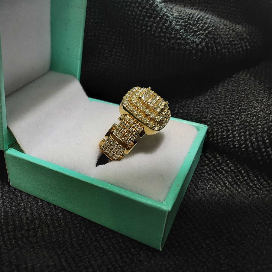 Men's Ring - Yellow Gold 10k (.417) 8 grams Size 7.5