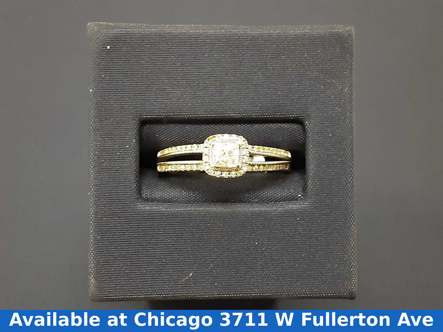 Women's Ring - White Gold 10k (.417) 3.2 grams Size 20