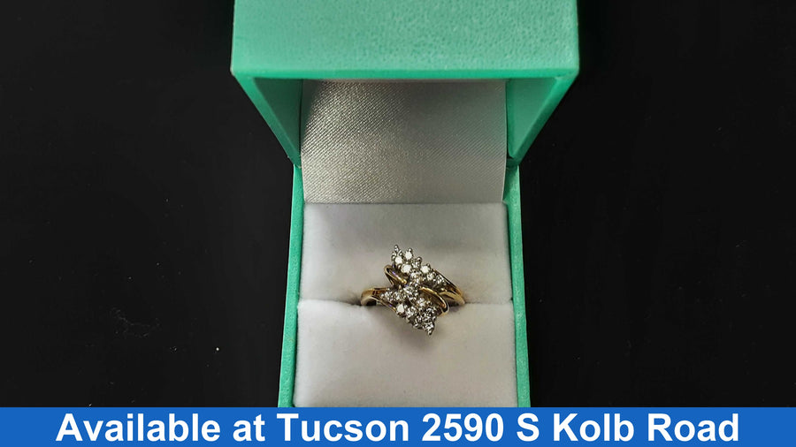 Women's Ring - Yellow Gold 14k (.585) 4.5 grams Size 7