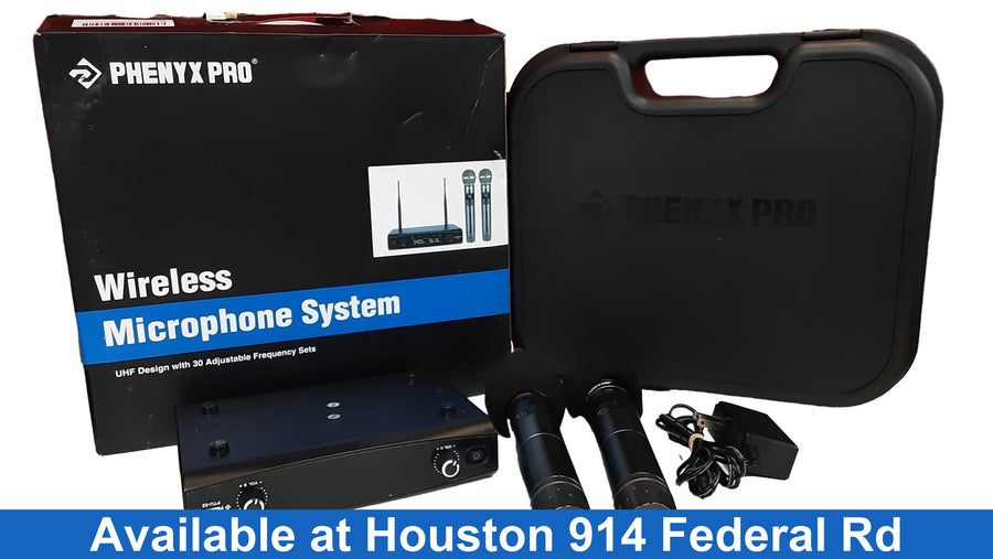Phenyx Pro Ptu-52 Black Cordless Microphone
