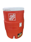 Homedepot 10 Gallon Orange Cooler
