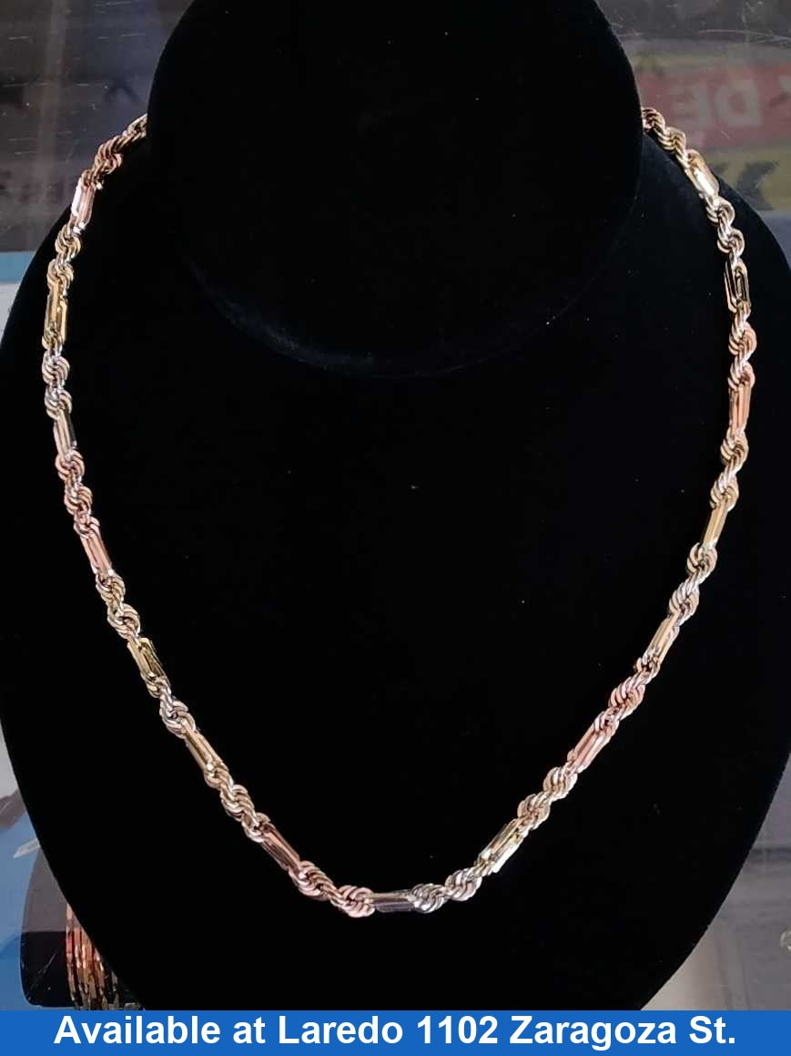 Rope Chain - Yellow Gold 14k (.585) 36.1 grams 24 inch