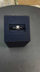 Women's Ring - Solitaire - White Gold 14k (.585) 1.9 grams Size 7.5