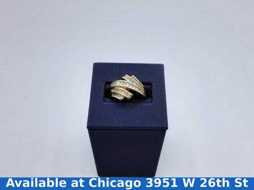 Women's Ring - Yellow Gold 10k (.417) 5.1 grams Size 20