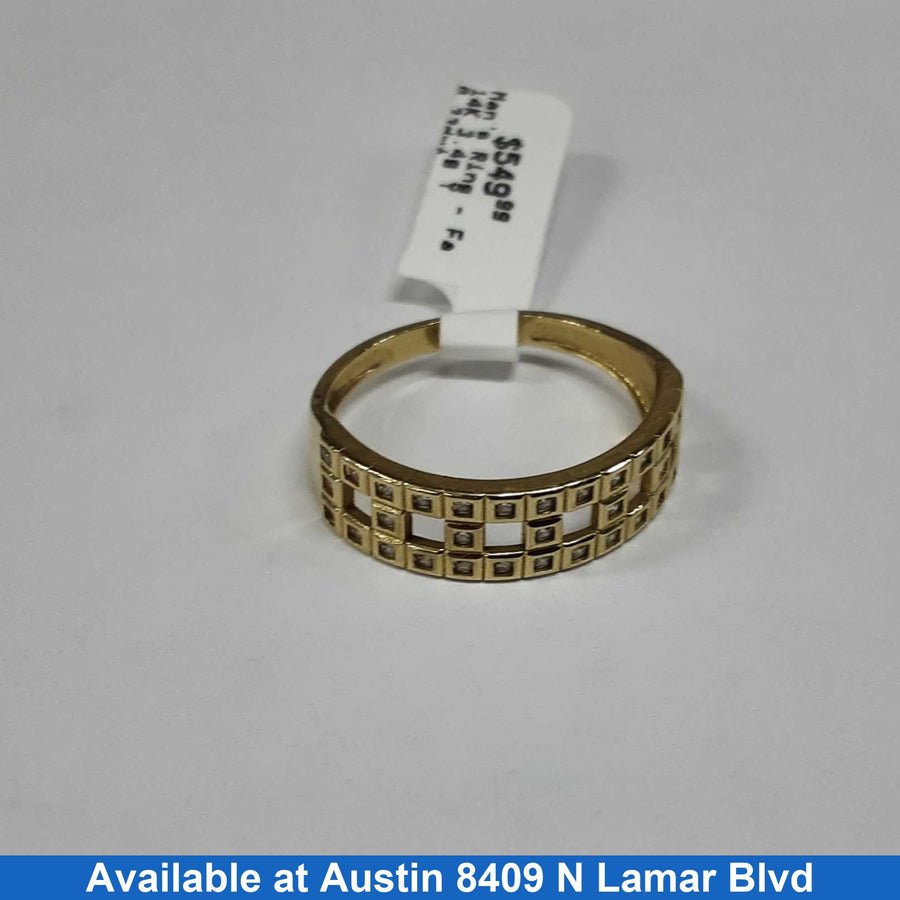 Men's Ring - Yellow Gold 14k (.585) 3.4 grams Size 10