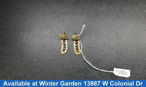 Earrings - Yellow Gold 14k (.585) 5.1 grams