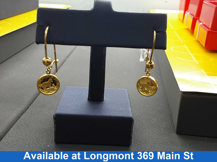Earrings - Yellow Gold 18k (.750) 4.6 grams