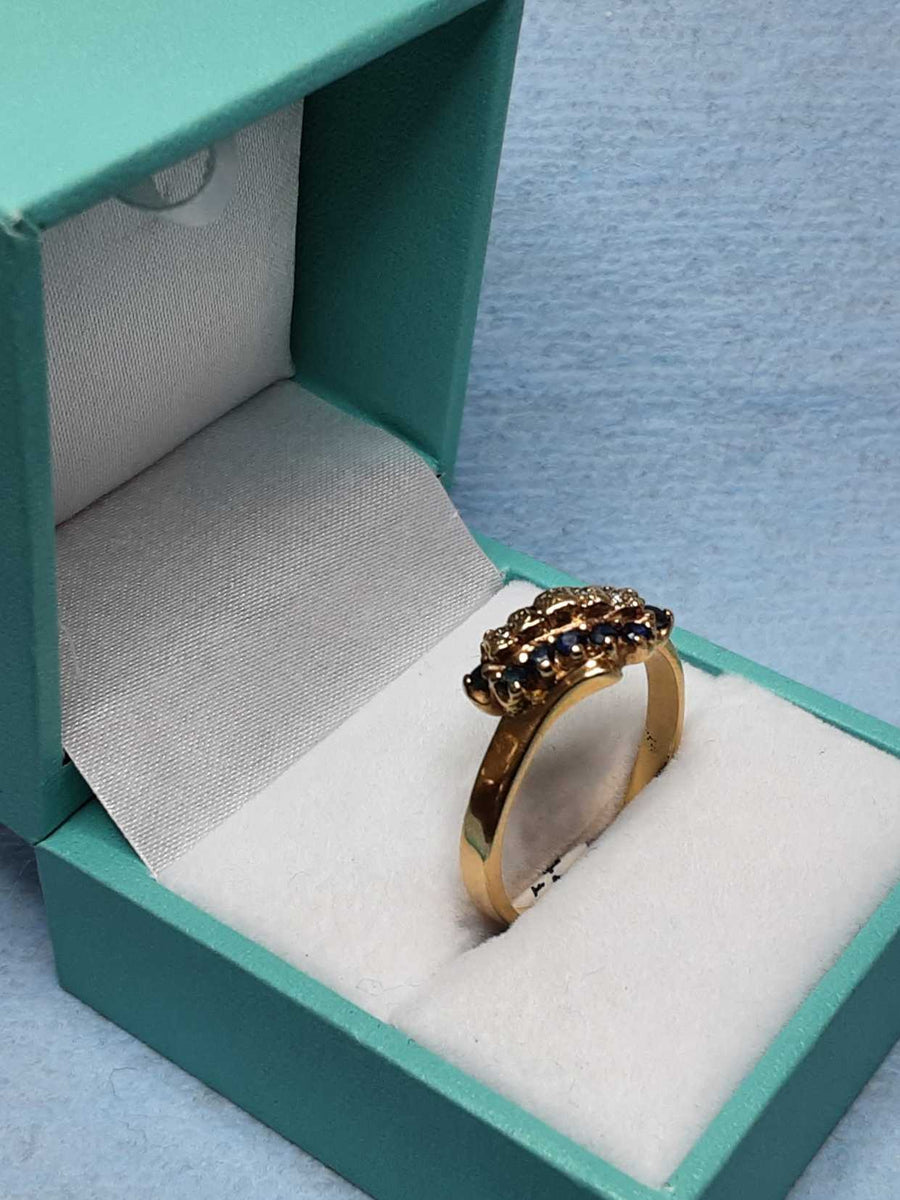 Women's Ring - Yellow Gold 10k (.417) 4 grams Size 10.5