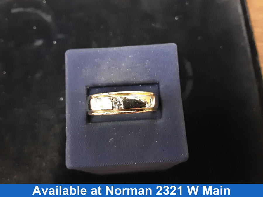 Ring - Wedding Band - Tricolor Gold 14k (.585) 8.3 grams Size 11