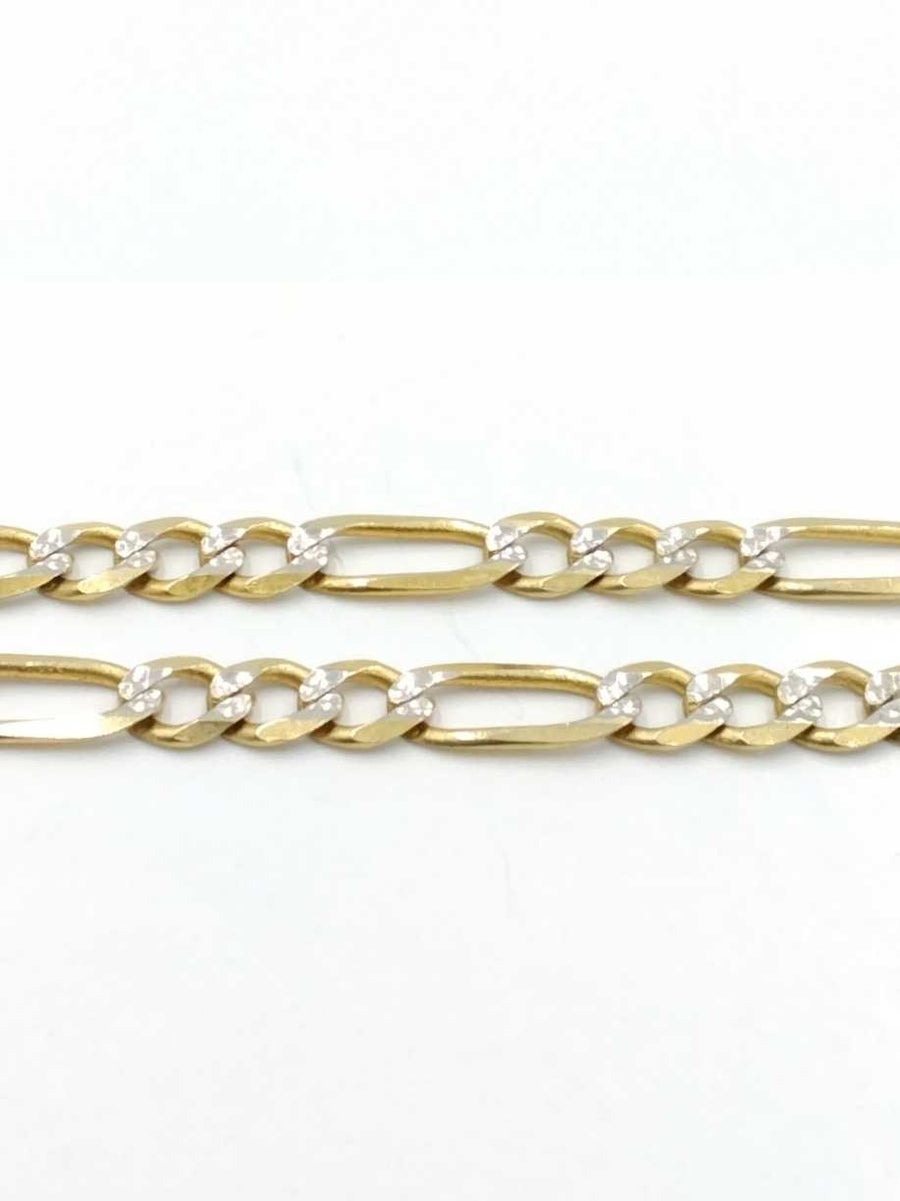 Figaro Chain - Yellow Gold 10k (.417) 16.2 grams 28 inch
