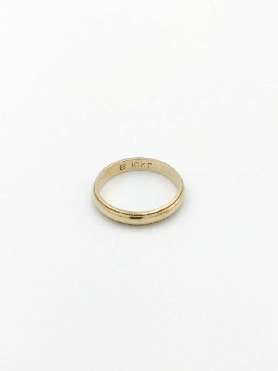 Ring - Wedding Band - Yellow Gold 10k (.417) 1.7 grams Size 4.5