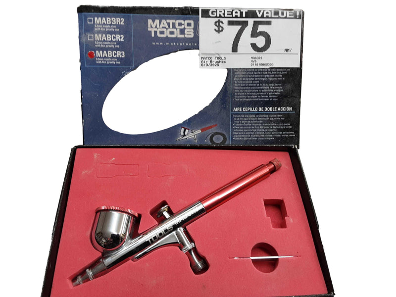 Matco Tools Mabcr3 Red Air Brush