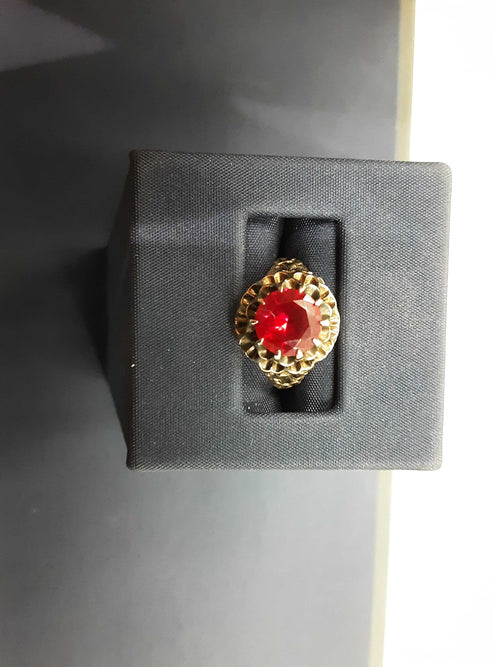 Women's Ring - Yellow Gold 14k (.585) 3.1 grams Size 20