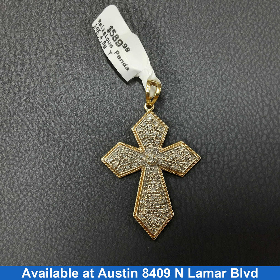 Religious Pendant - Yellow Gold 14k (.585) 4.9 grams