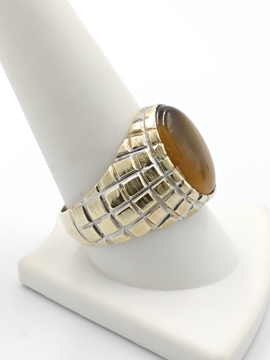 Men's Ring - Yellow Gold 14k (.585) 7.6 grams Size 11