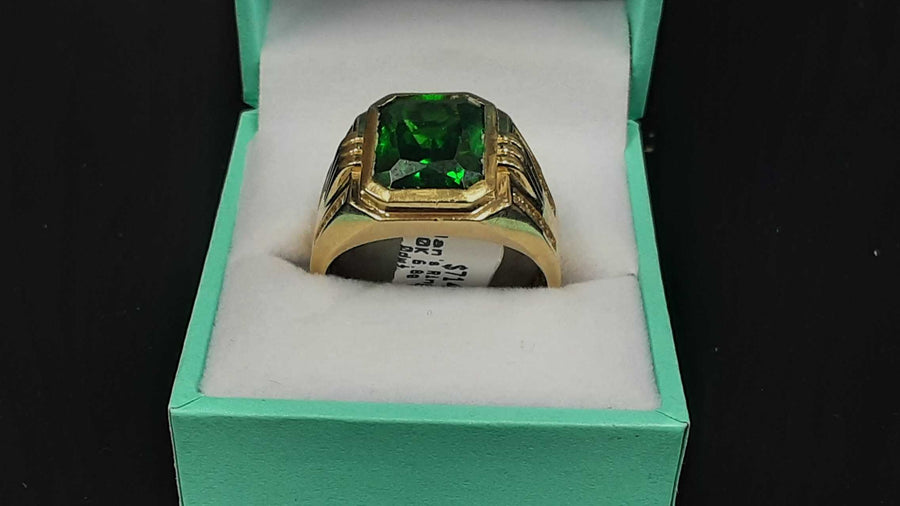 Men's Ring - Yellow Gold 10k (.417) 6.8 grams Size 13