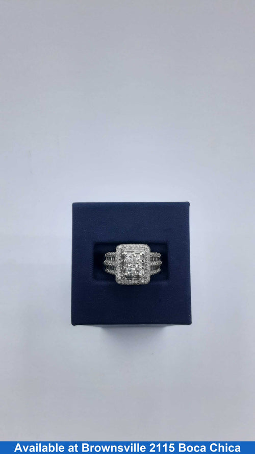 Women's Ring - White Gold 14k (.585) 6.5 grams Size 8.5
