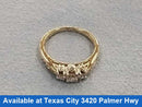 Ring - Engagement Set - Yellow Gold 14k (.585) 3.5 grams Size 6