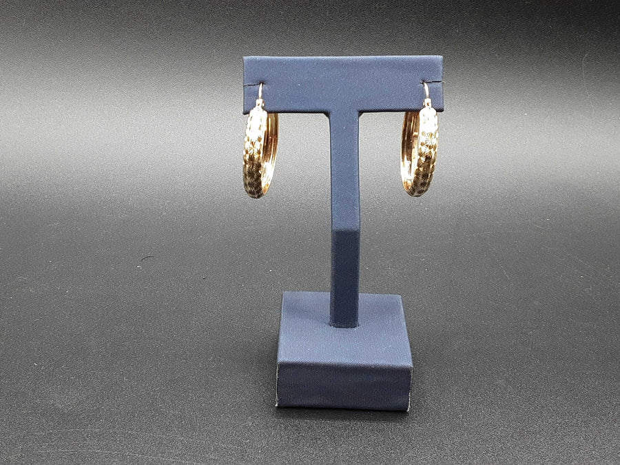 Bangle Earrings - Yellow Gold 10k (.417) 3.7 grams