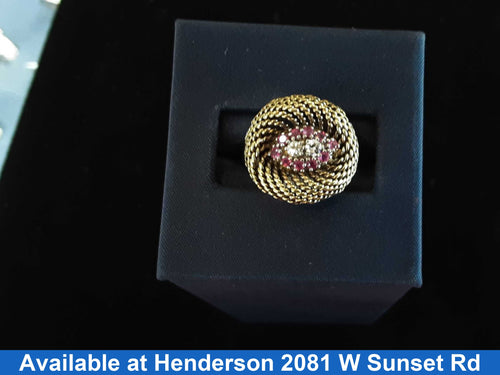 Women's Ring - Yellow Gold 14k (.585) 6 grams Size 5